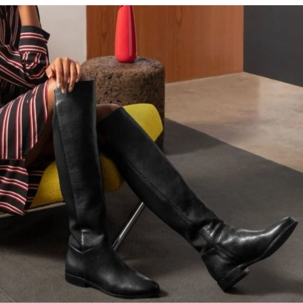 Cole Haan Dutchess over the knee leather boots
